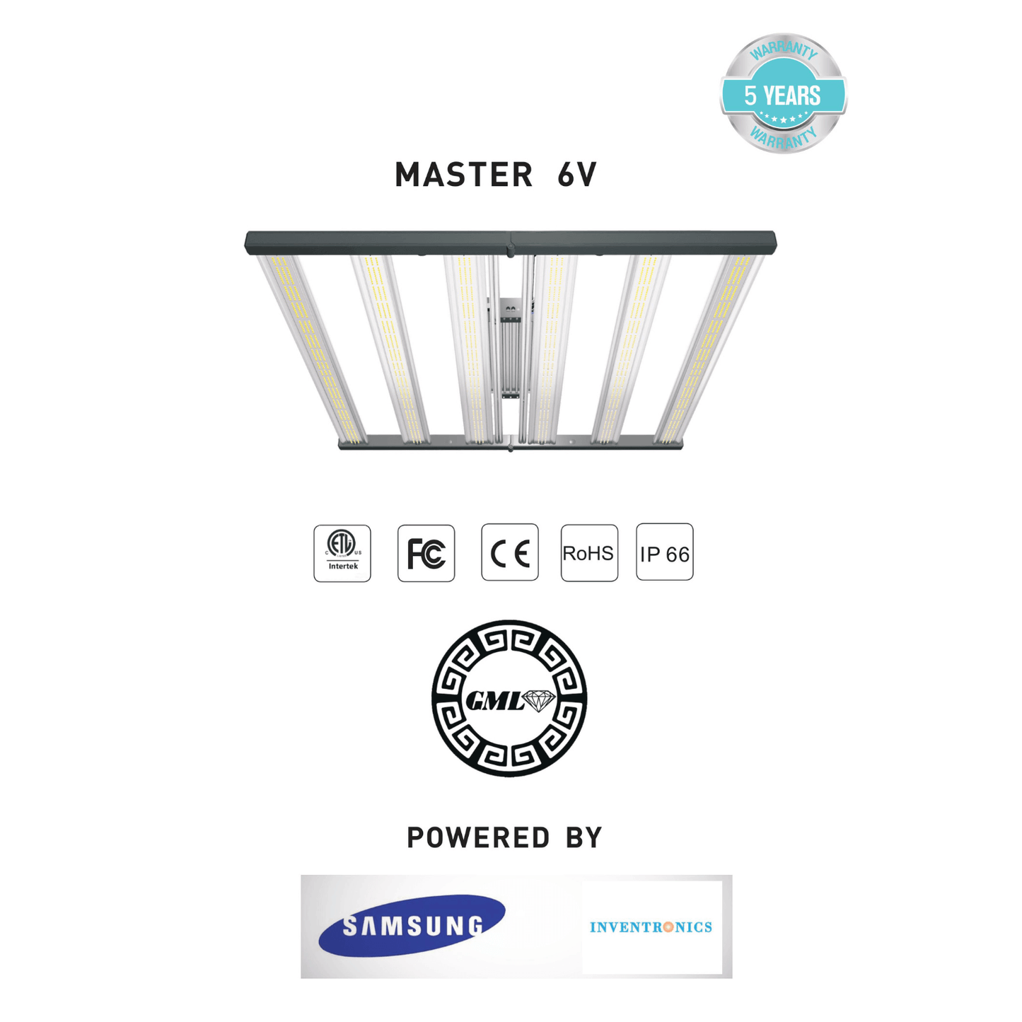 Grand Master LEDs Master 6 Veg 660W LED Grow Light Master 6 Veg Grow Lights