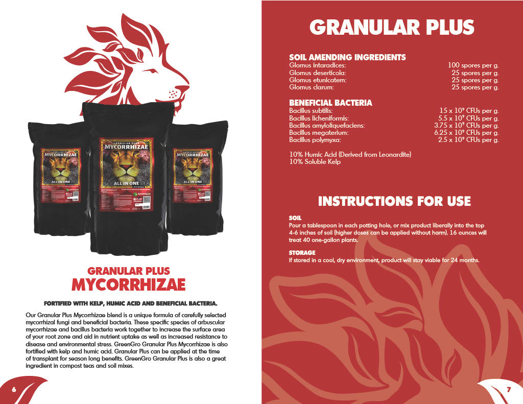 Green Gro Biologicals Granular Plus Mycorrhizae 15lb product image 2