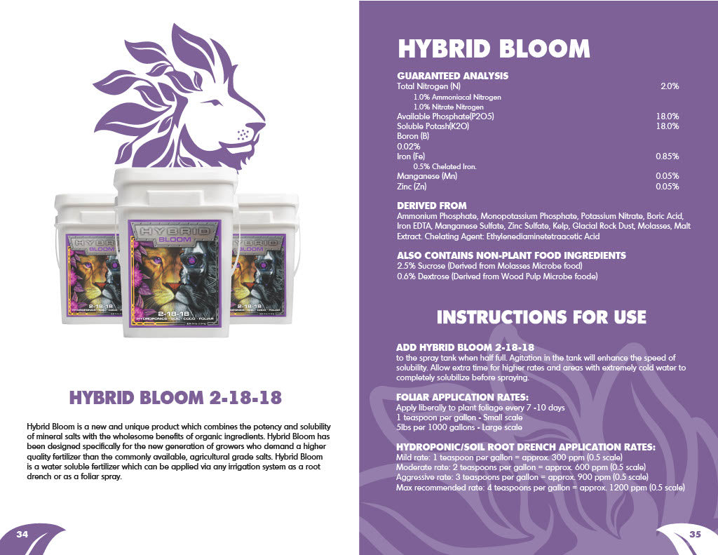 Green Gro Biologicals Hybrid Bloom 2-18-18 25lb product image 2