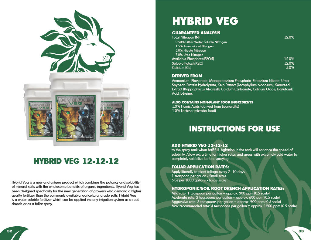Green Gro Biologicals Hybrid Veg 12-12-12 6lb product image 2