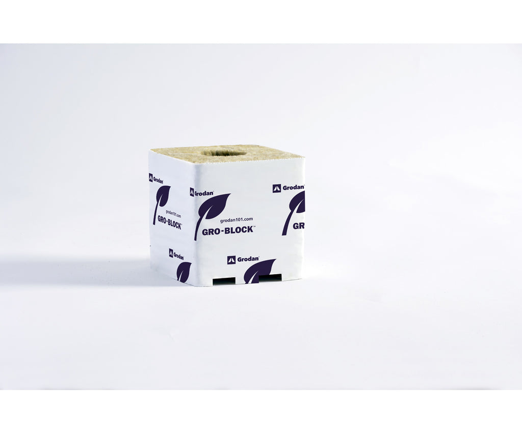 Grodan Improved GR10 (White Foil) 4" x 4" x 4" 1584 Blocks Loose on product image 1
