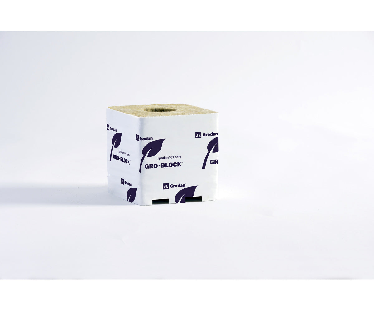 Grodan Improved GR10 (White Foil) 4" x 4" x 4" 1584 Blocks Loose on product image 1