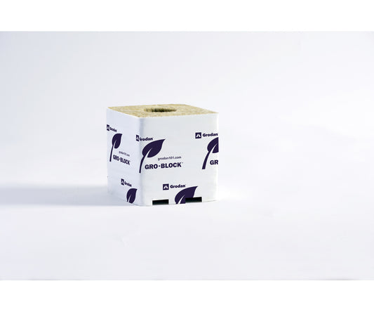 Grodan Improved GR10 (White Foil) 4" x 4" x 4" 1584 Blocks Loose on product image 1