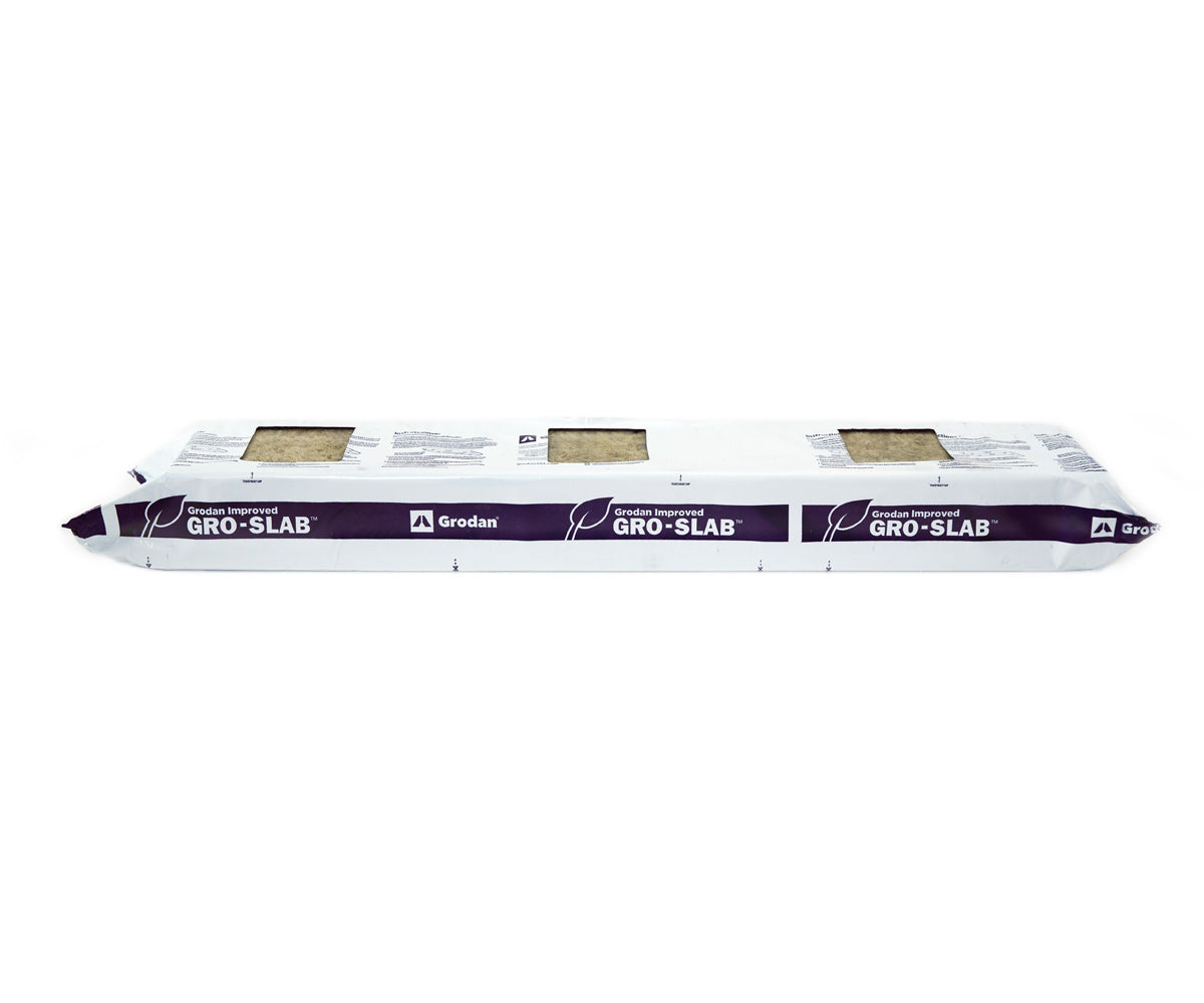 Grodan Improved Gro-Slab 36 x 6 x 4 w/ three 4 x 4 pre-cut holes product image 1