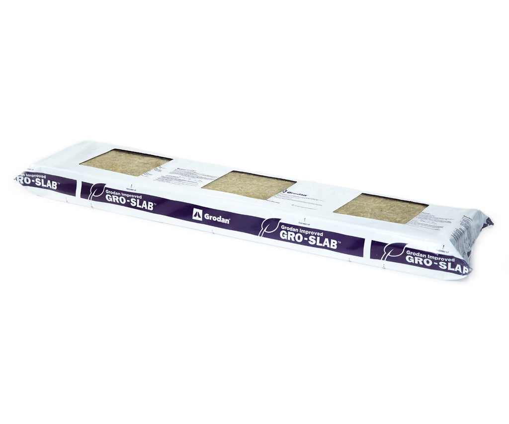 Grodan Improved Gro-Slab 36 x 8 x 3 w/ three 6 x 6 pre-cut holes product image 2
