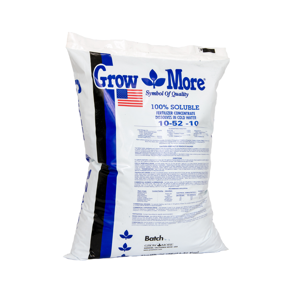 Grow More Water Soluble 10-52-10 25 lbs product image 1