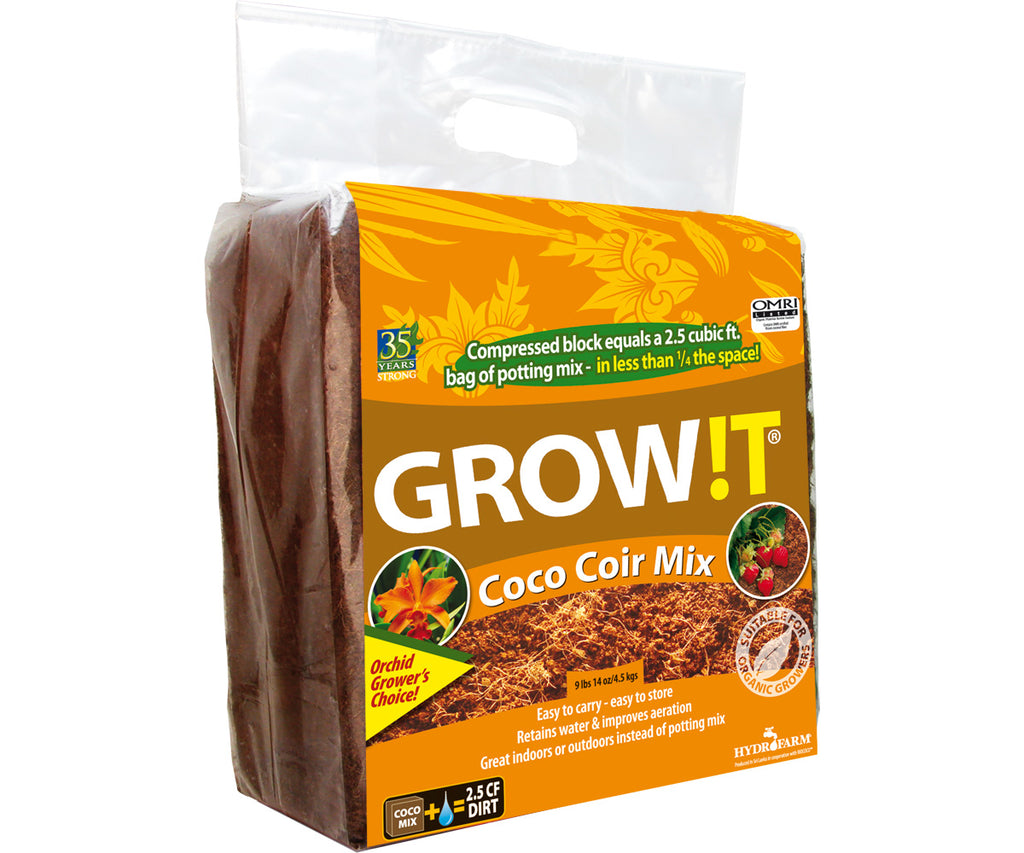 GROW!T Coco Coir Mix Block Growing Media product image 1