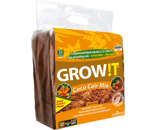 GROW!T Coco Coir Mix Block Growing Media product image 1