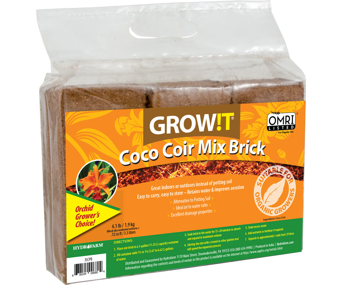 GROW!T Coco Coir Mix Brick pack of 3 product image 2