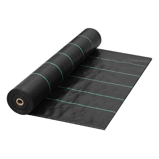 Grow1 6'x300' – Black Landscape Ground Cover Weed Mat Barrier product image 1