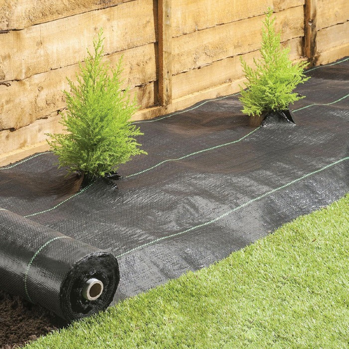 Grow1 6'x300' – Black Landscape Ground Cover Weed Mat Barrier product image 3