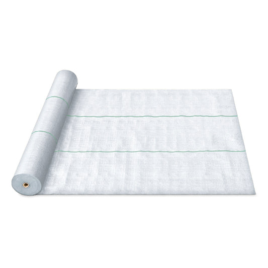 Grow1 6'x300' – White Landscape Ground Cover Weed Mat Barrier product image 1
