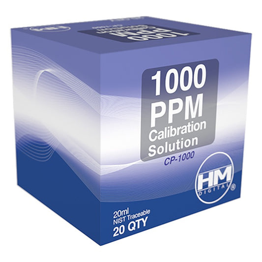 HM Digital TDS 1000 ppm calibration solution - 20 packets of 20 ml product image 1