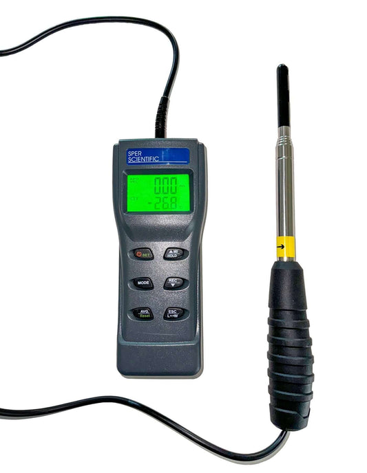 Sper Scientific Direct Hot Wire Anemometer with Telescopic Probe
