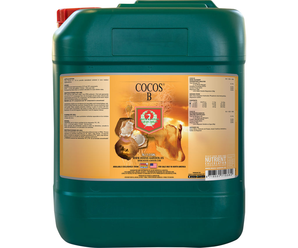 House & Garden Cocos B 5 L Nutrients & Additives product image 1