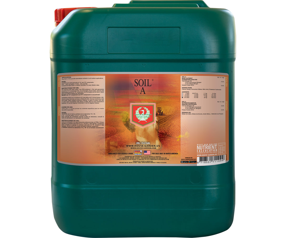 House & Garden Soil A 20 L Nutrients & Additives product image 1
