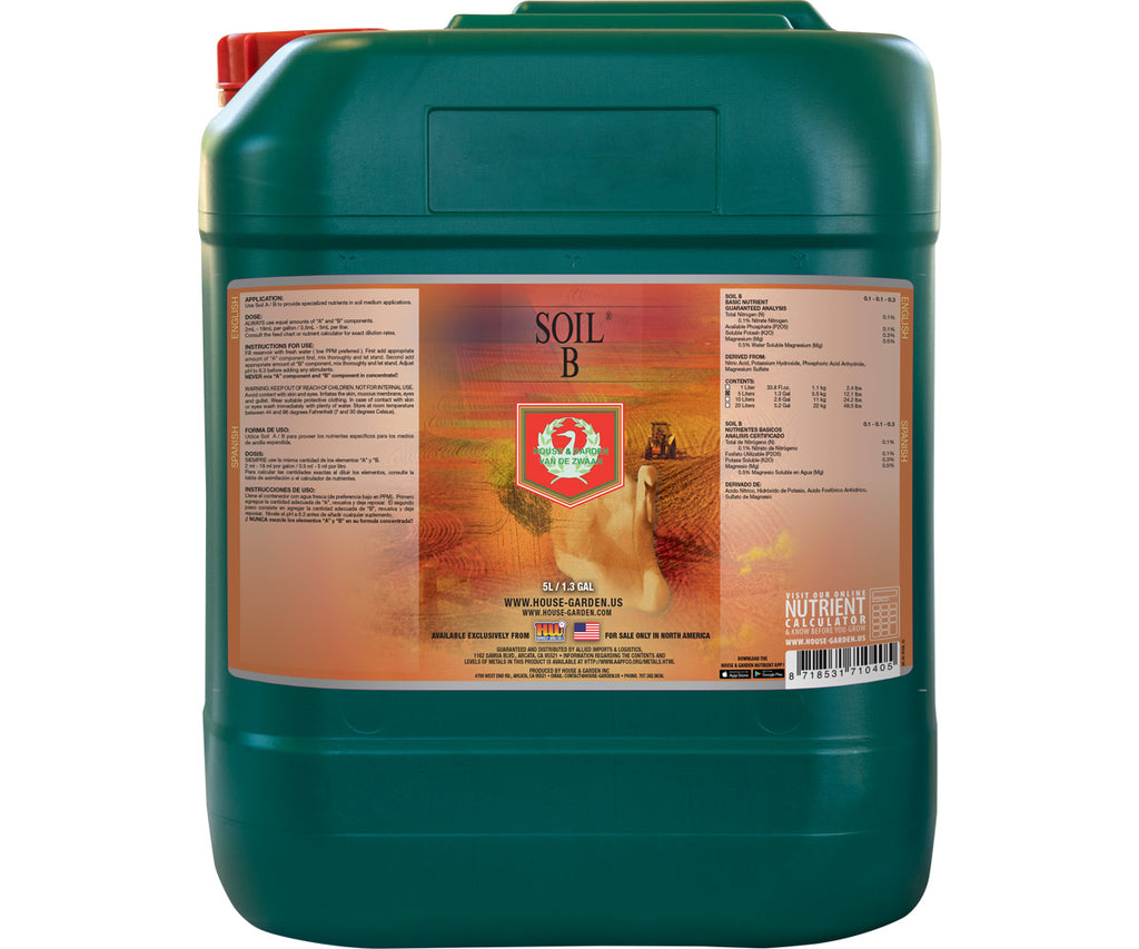 House & Garden Soil B 5 L Nutrients & Additives product image 1