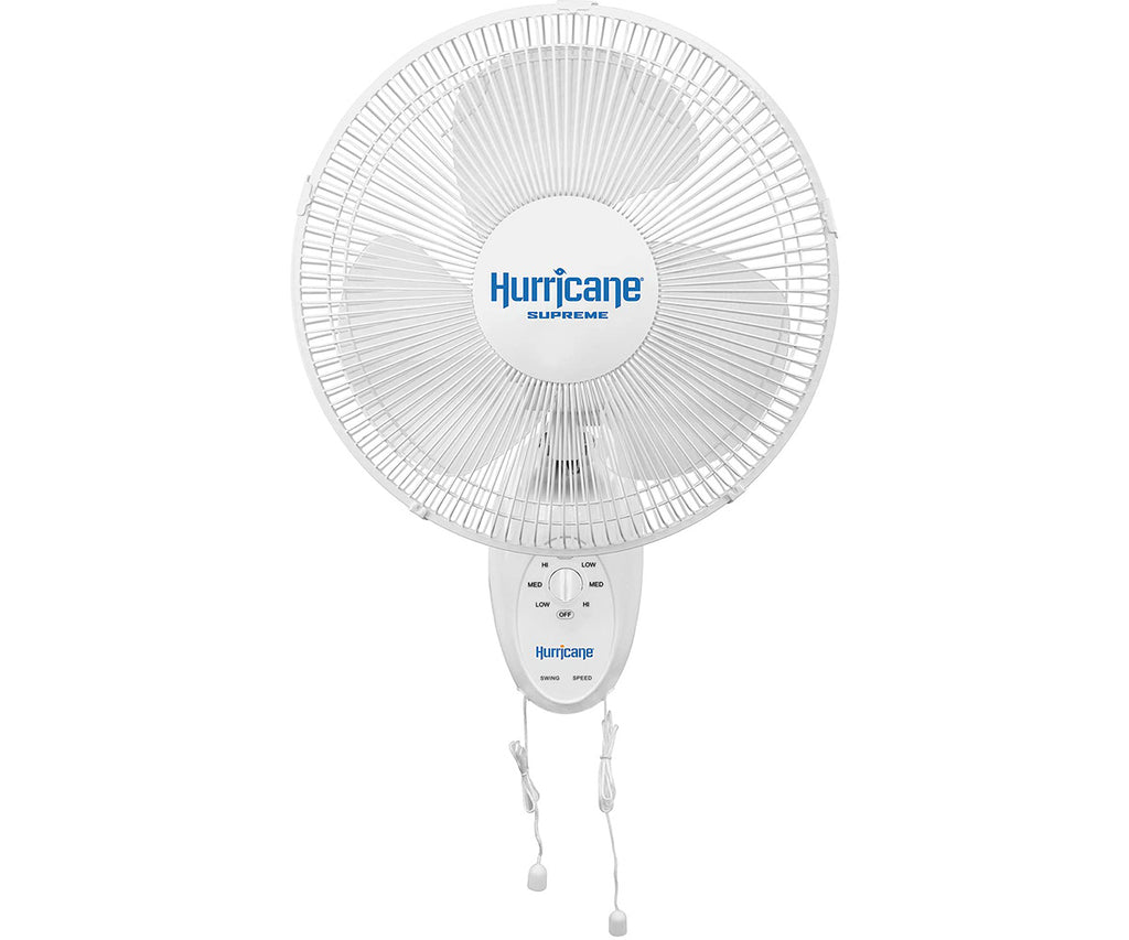 Hurricane Supreme Oscillating Wall Mount Fan 12" product image 1