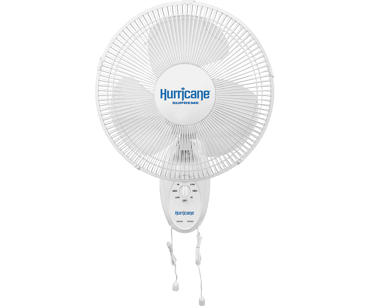 Hurricane Supreme Oscillating Wall Mount Fan 12" product image 1