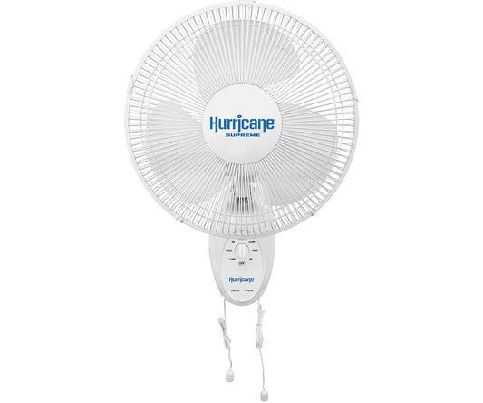 Hurricane Supreme Oscillating Wall Mount Fan 12" product image 1
