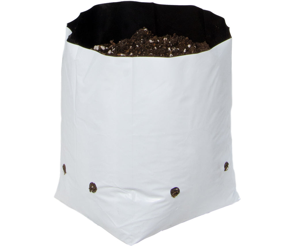 Hydrofarm Black & White Grow Bag 1 gal (20 packs of 25) product image 1