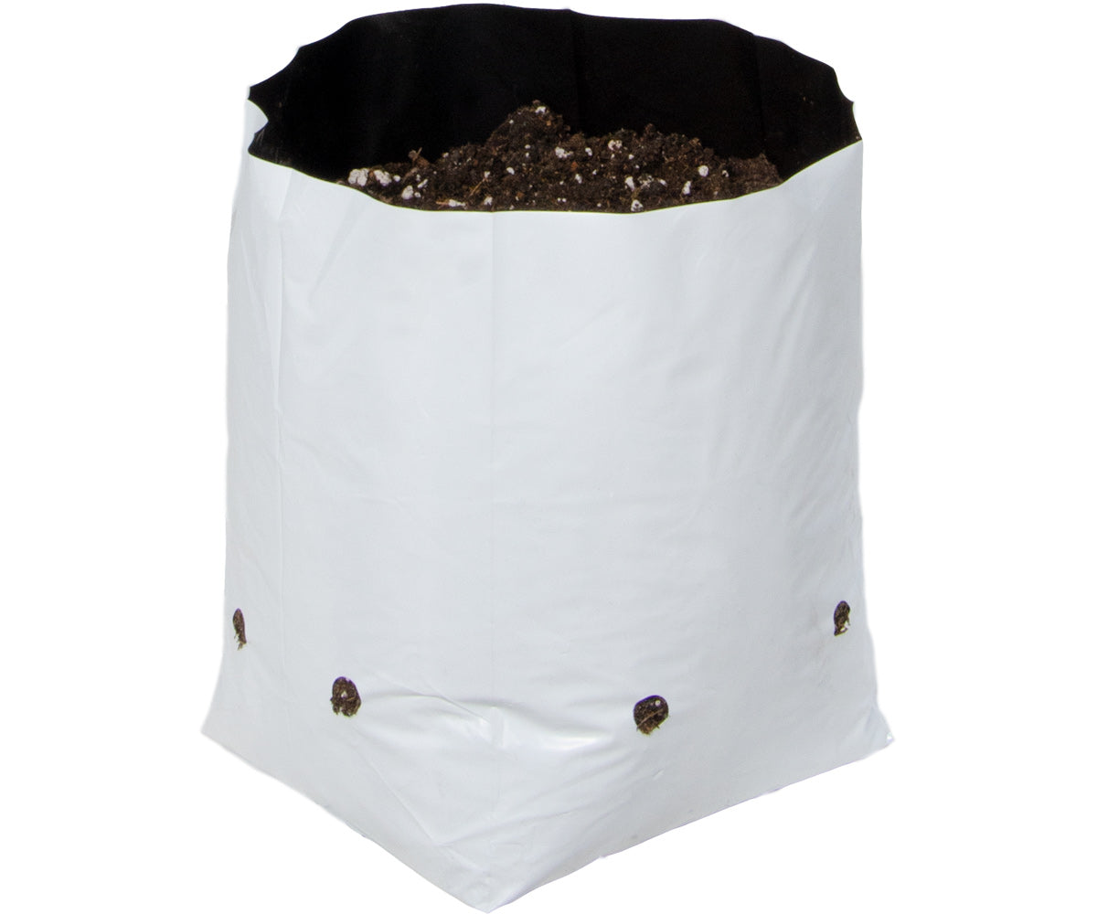 Hydrofarm Black & White Grow Bag 1 gal (20 packs of 25) product image 1