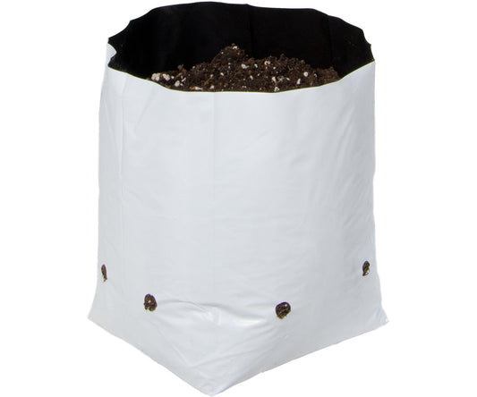 Hydrofarm Black & White Grow Bag 1 gal (20 packs of 25) product image 1