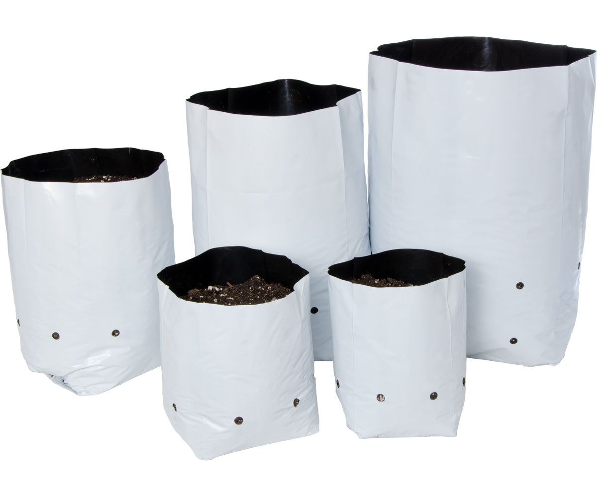 Hydrofarm Black & White Grow Bag 7 gal (16 packs of 25) product image 2