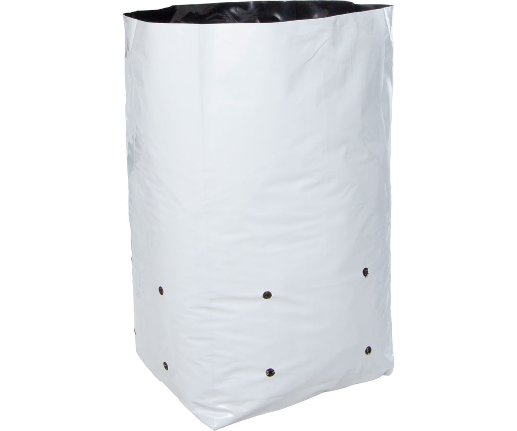 Hydrofarm Black & White Grow Bag 7 gal (16 packs of 25) product image 3