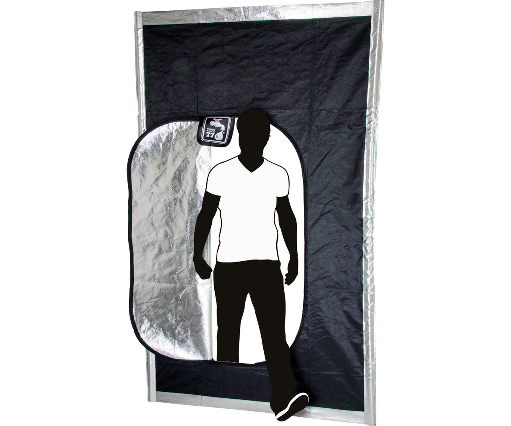 Hydrofarm Black Hatch Zipper Door product image 1