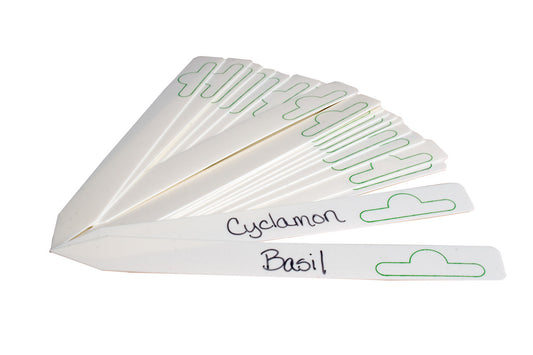 Hydrofarm Plastic Plant Marker White 6" x 5/8" pack of 50 product image 1