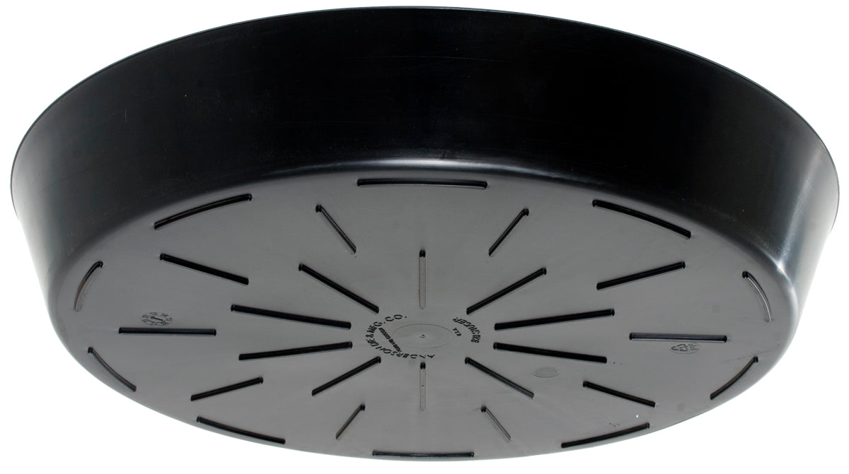 Hydrofarm Super-Sized Black Saucer #20 pack of 5 product image 2