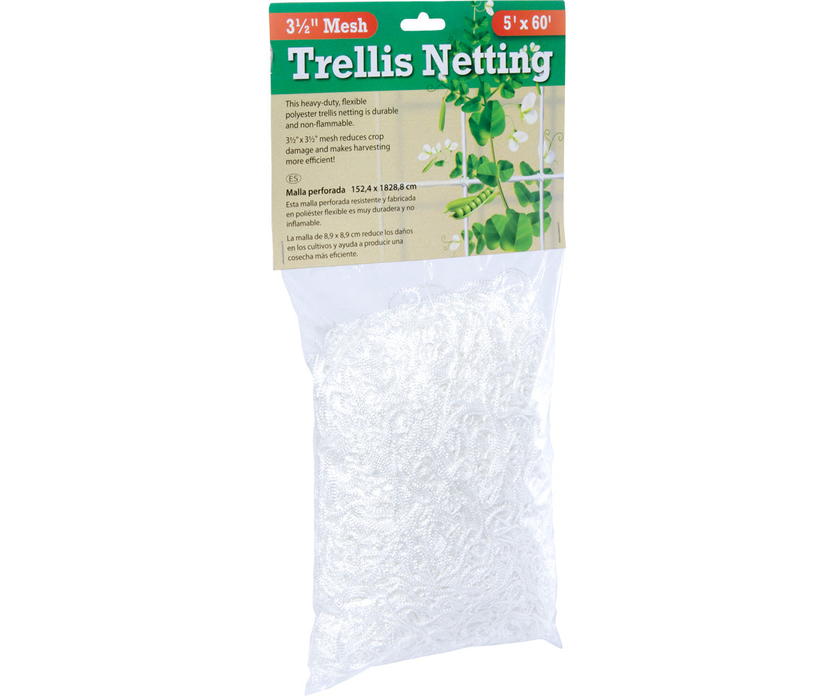 Hydrofarm Trellis Netting 3.5" Mesh woven 5' x 60' product image 1