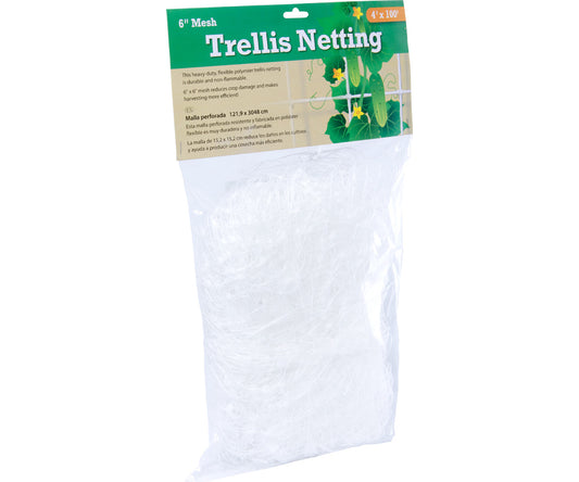 Hydrofarm Trellis Netting 6" Mesh non-woven 4' x 100' product image 1