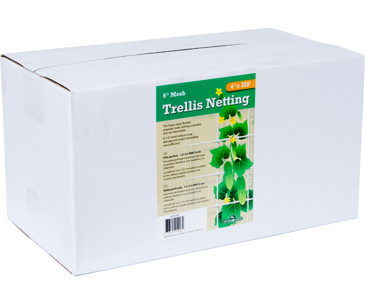 Hydrofarm Trellis Netting 6" Mesh non-woven 4' x 328' product image 1