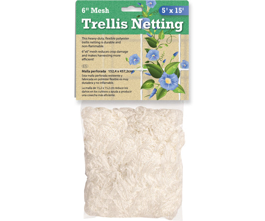 Hydrofarm Trellis Netting 6" Mesh woven 5' x 15' product image 1