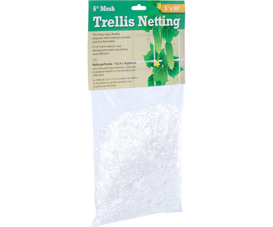 Hydrofarm Trellis Netting 6" Mesh woven 5' x 60' product image 1