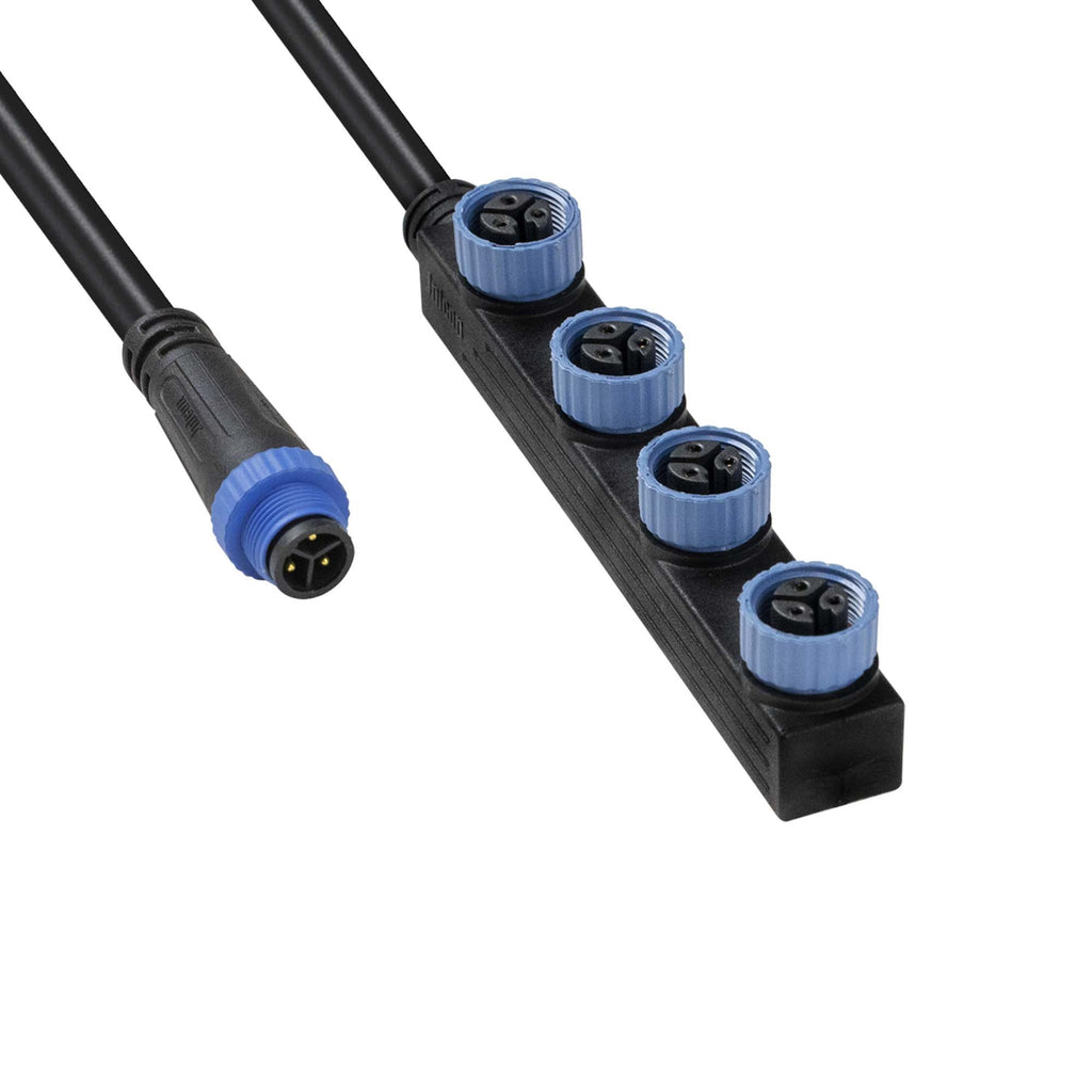 Iluminar LED IP67 ILW & iL23 iL47 iL63 Quad Connector product image 1