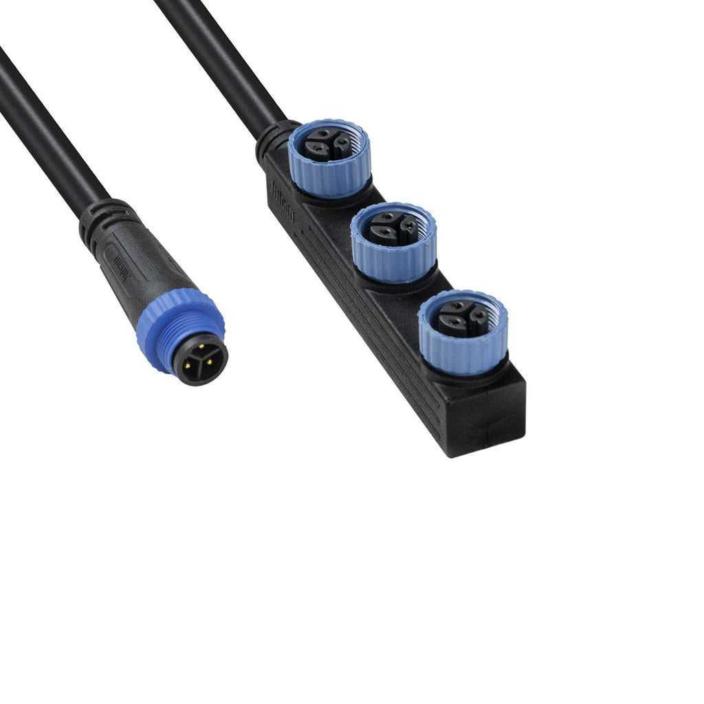 Iluminar LED IP67 ILW & iL23 iL47 iL63 Triple Connector product image 1