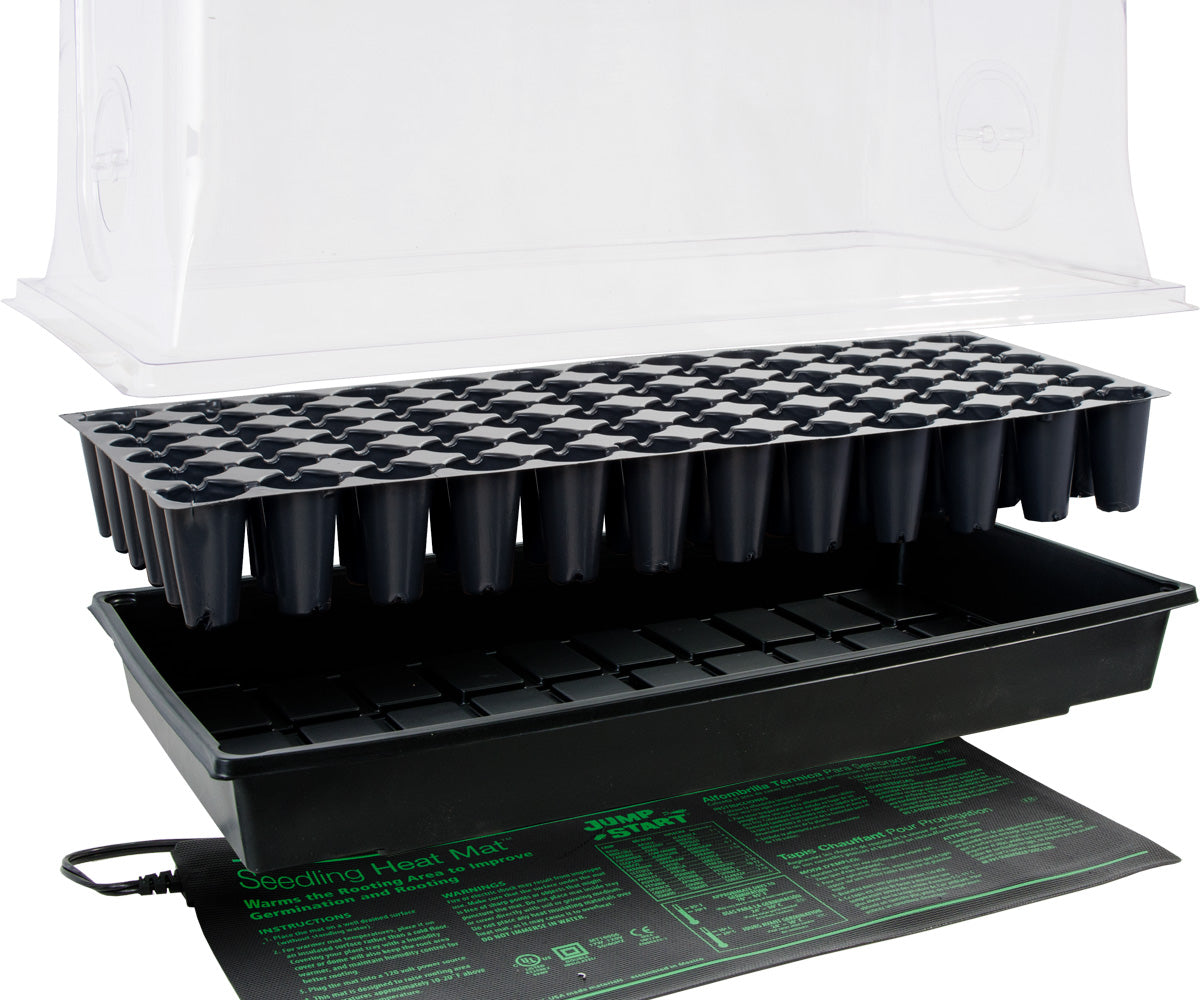 Jump Start Hot House w/Heat Mat Tray 72-Cell Insert 7.5" dome product image 3