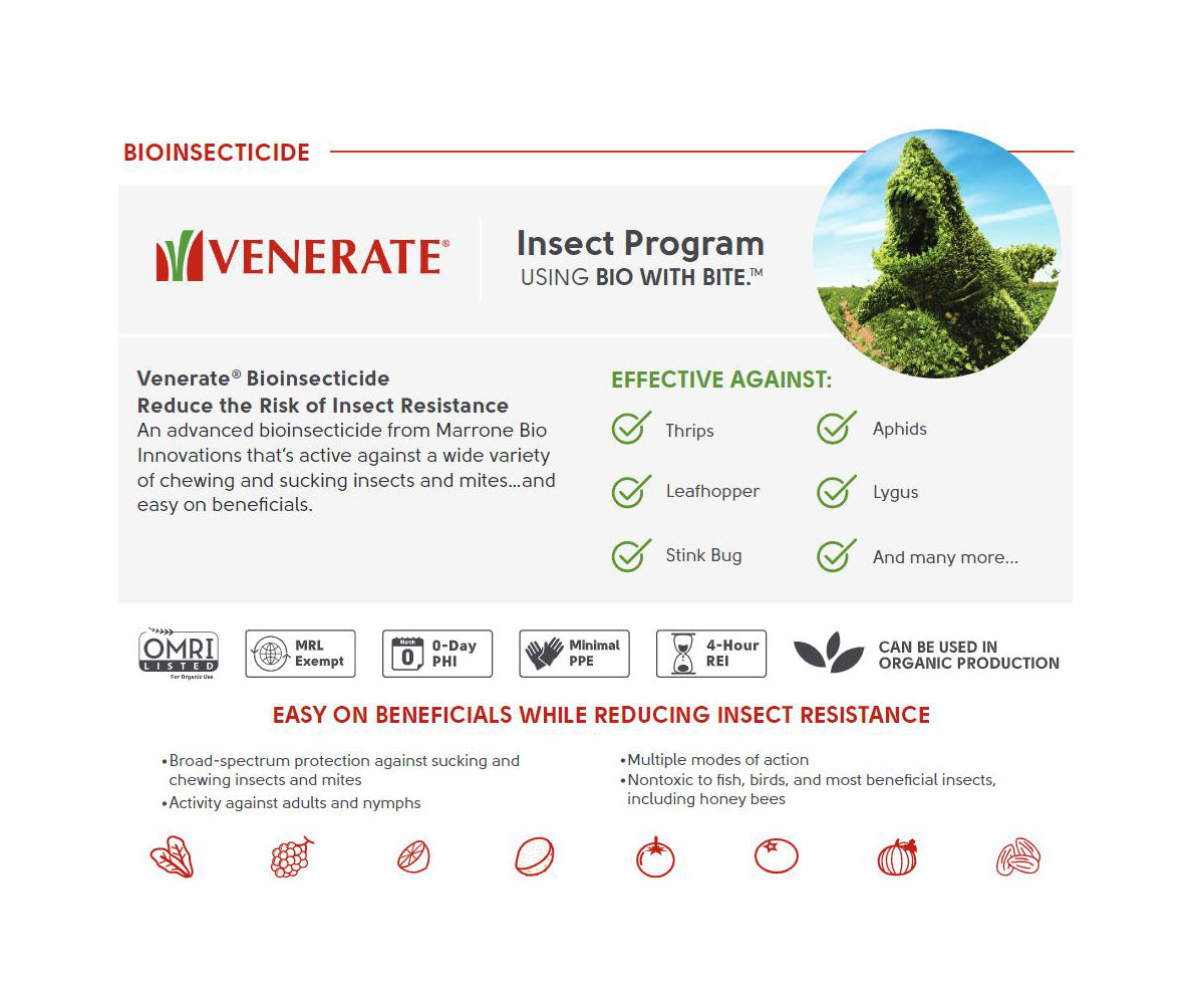 Marrone Bio Venerate CG&reg; Bioinsecticide 2.5 gal product image 1