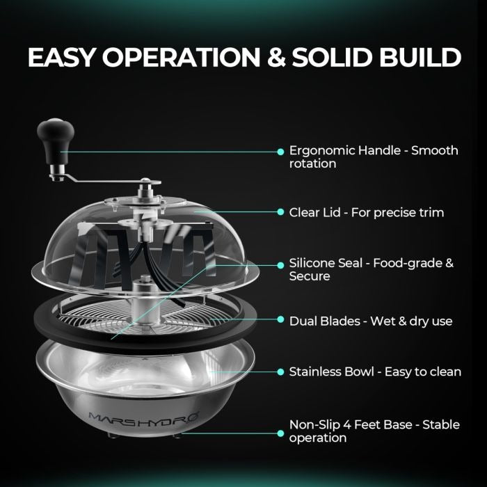 Mars Hydro 13-Inch Bud & Leaf Bowl Trimmer for Wet and Dry Trimming product image 3