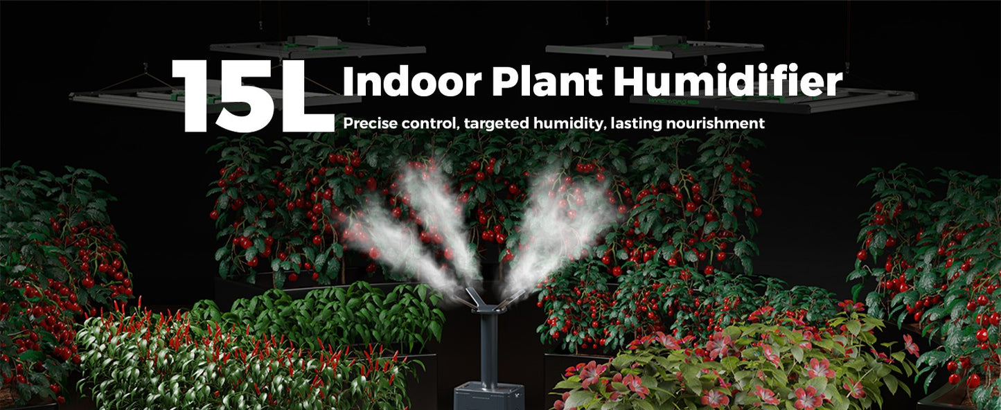 Mars Hydro 15L Ultrasonic Cool Mist Plant Humidifier with Sensor & Remote product image 1