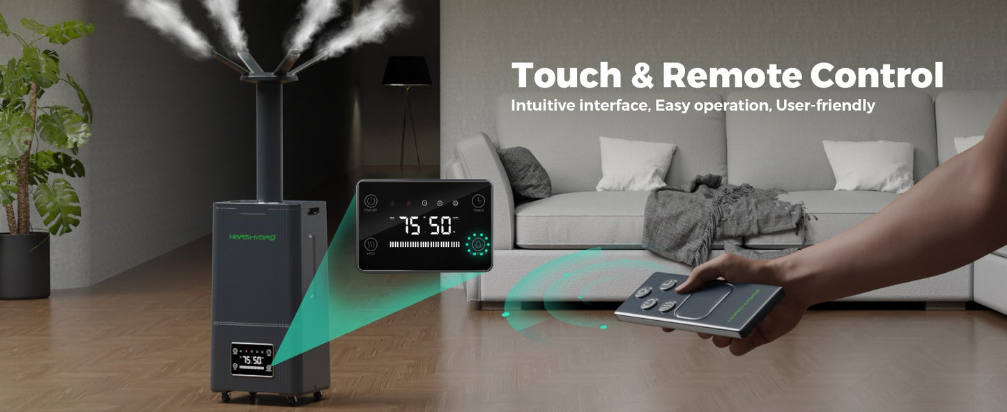 Mars Hydro 15L Ultrasonic Cool Mist Plant Humidifier with Sensor & Remote product image 5