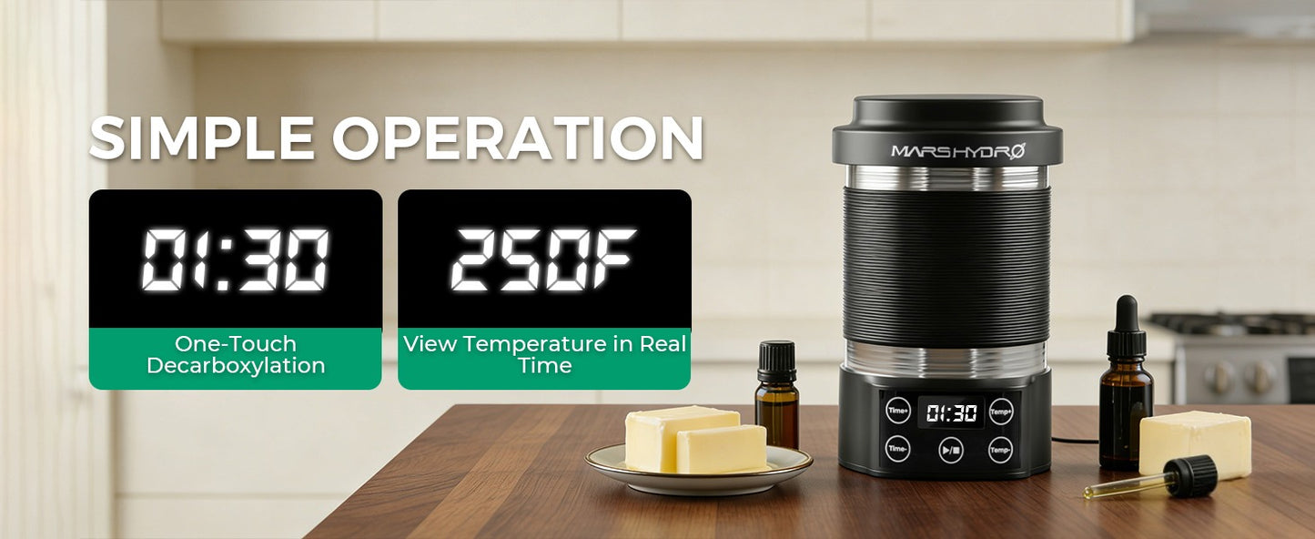 Mars Hydro 2-in-1 Odorless Herb Decarboxylator & Infuser product image 4