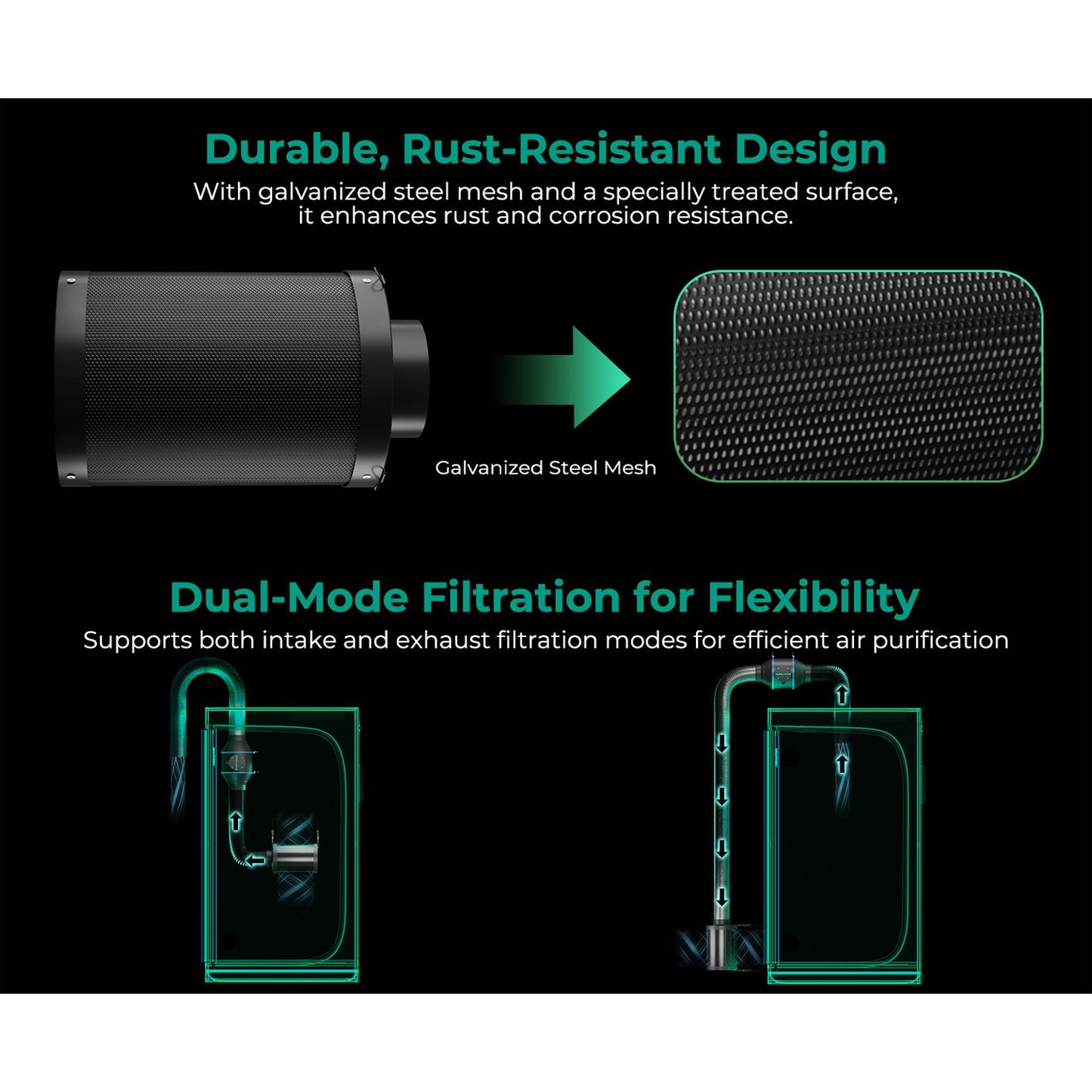 Mars Hydro 4" Inline Air Carbon Filter product image 10