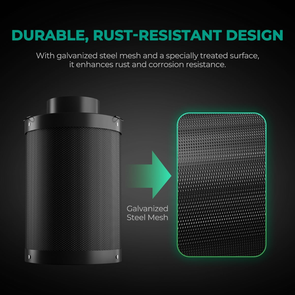 Mars Hydro 4" Inline Air Carbon Filter product image 6