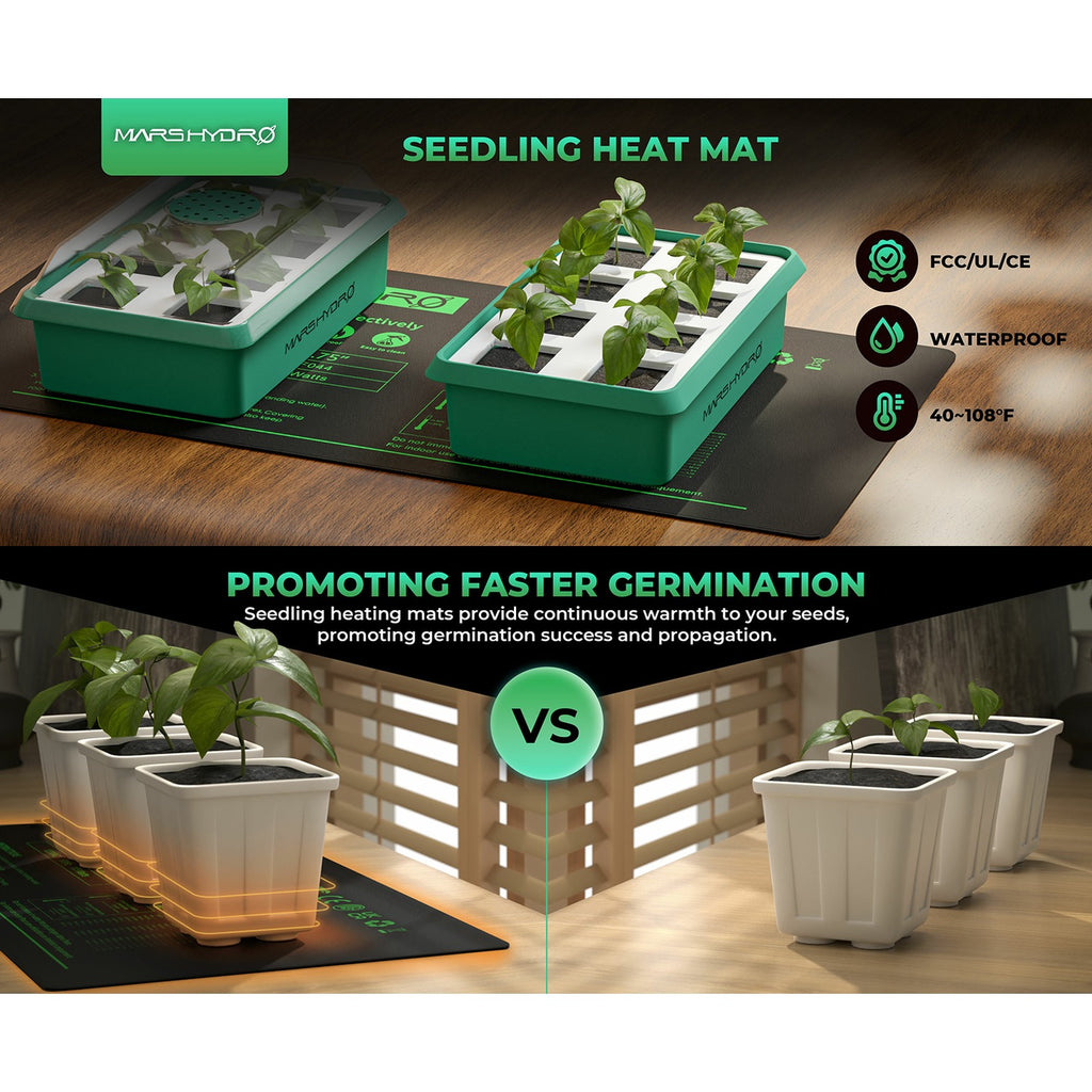 Mars Hydro 48" x 20.75" Seedling Heat Mat & Digital Thermostat Combo product image 13