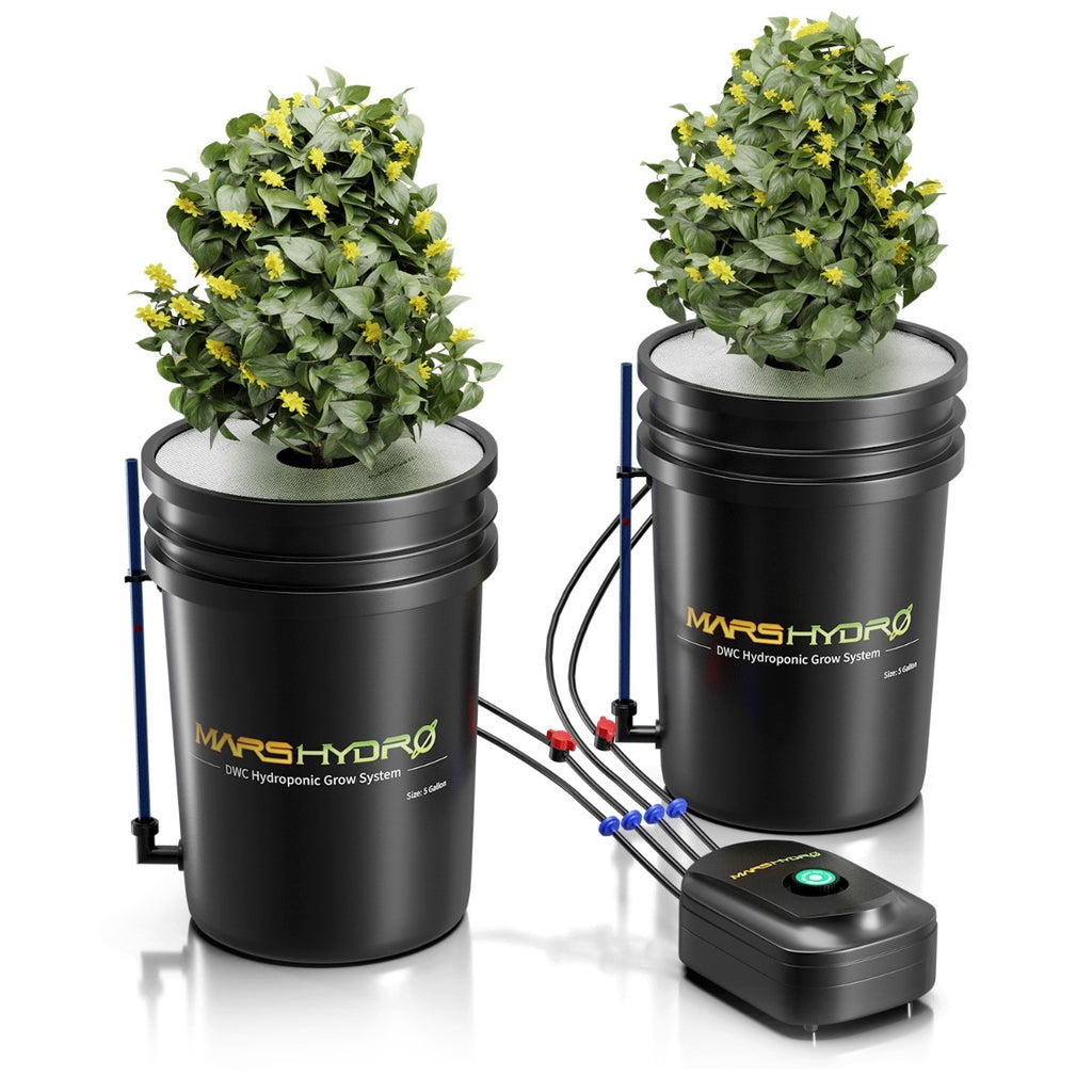 Mars Hydro 5-Gallon Deep Water Culture Hydroponic System Kit w/ 2 product image 1
