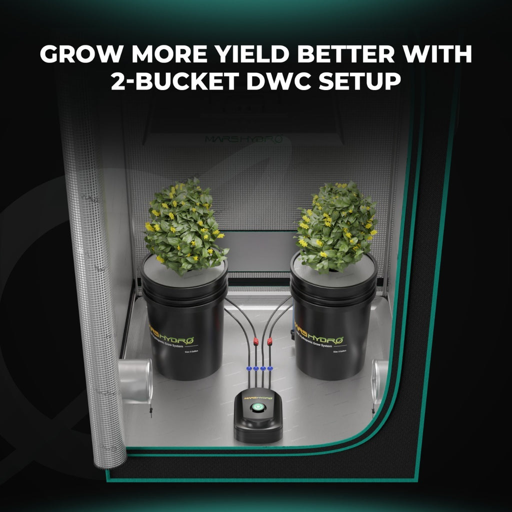 Mars Hydro 5-Gallon Deep Water Culture Hydroponic System Kit w/ 2 product image 6
